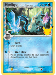 Pokemon Mimikyu (Delta Species) (SWSH136) Lightly Played Foil