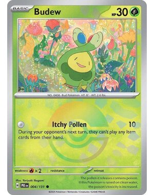 Pokemon Budew (Poke Ball Pattern) (004) Lightly Played