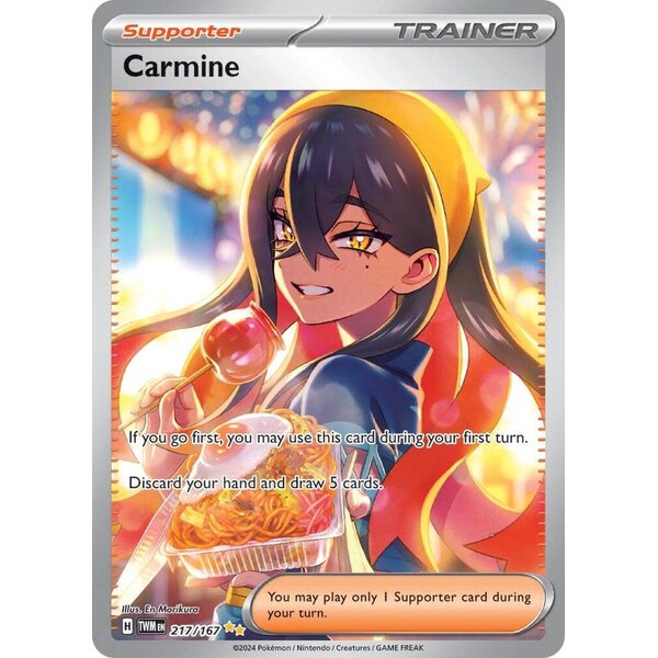 Pokemon Carmine (217) Near Mint Holofoil