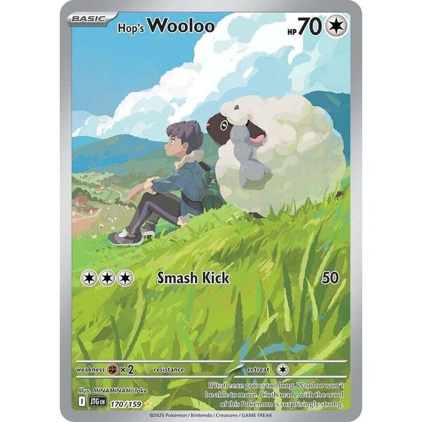 Pokemon Hop's Wooloo  (170) Lightly Played