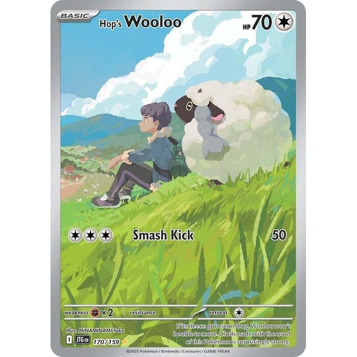Pokemon Hop's Wooloo  (170) Lightly Played Holofoil