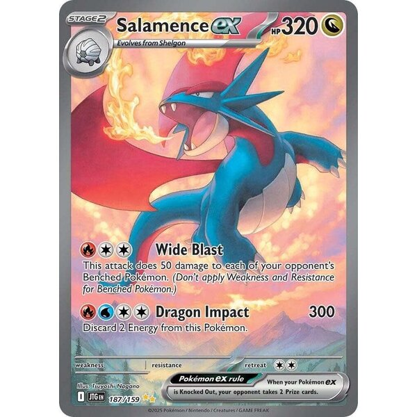 Pokemon Salamence ex  (187) Near Mint