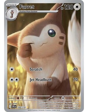 Pokemon Furret (168) Lightly Played Holofoil