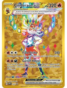 Pokemon Cinderace ex  (163) Lightly Played