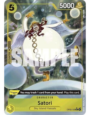 Bandai Satori (Full Art) (OP05-105) Lightly Played