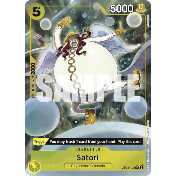 Bandai Satori (Full Art) (OP05-105) Lightly Played