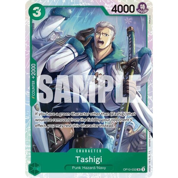 Bandai Tashigi (OP10-032) Lightly Played