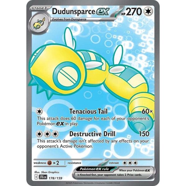 Pokemon Dudunsparce ex (178) Lightly Played