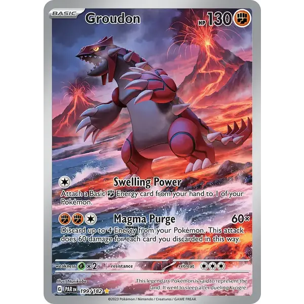 Pokemon Groudon (199) Near Mint Holofoil