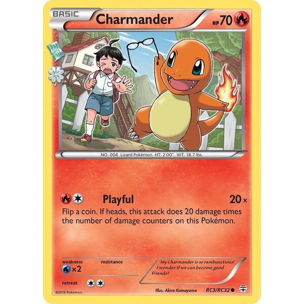 Pokemon Charmander (RC3) Lightly Played