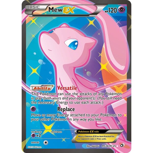 Pokemon Mew EX (Full Art) (RC24) Damaged Holofoil