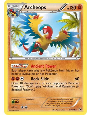 Pokemon Archeops (067) Lightly Played Reverse Holofoil