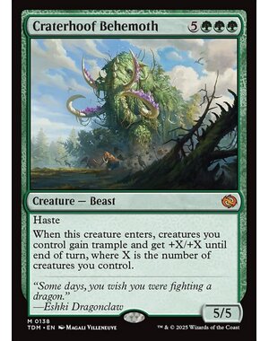 Magic: The Gathering Craterhoof Behemoth (138) Lightly Played