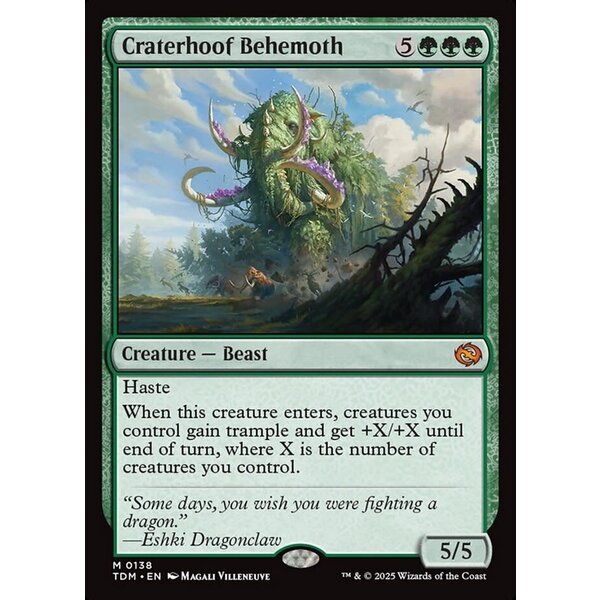 Magic: The Gathering Craterhoof Behemoth (138) Lightly Played