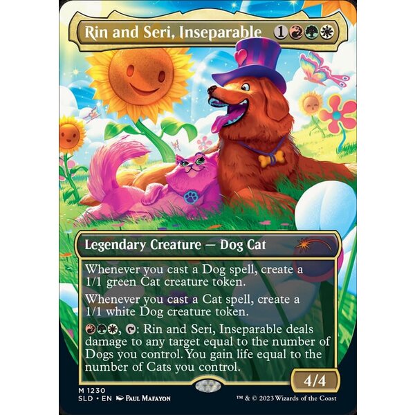 Magic: The Gathering Rin and Seri, Inseparable (1230) Lightly Played Foil