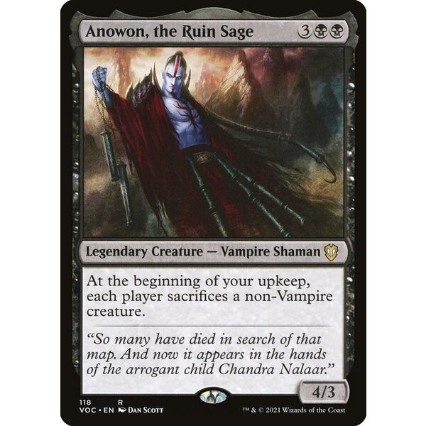 Magic: The Gathering Anowon, the Ruin Sage (118) Lightly Played