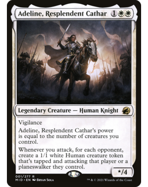 Magic: The Gathering Adeline, Resplendent Cathar (001) Lightly Played