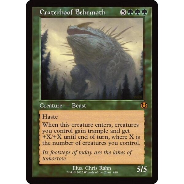 Magic: The Gathering Craterhoof Behemoth (Retro Frame) (480) Lightly Played