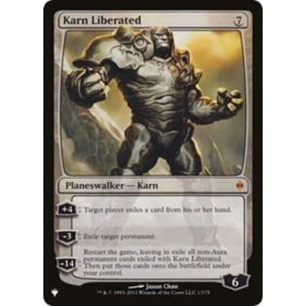 Magic: The Gathering Karn Liberated (001) Lightly Played