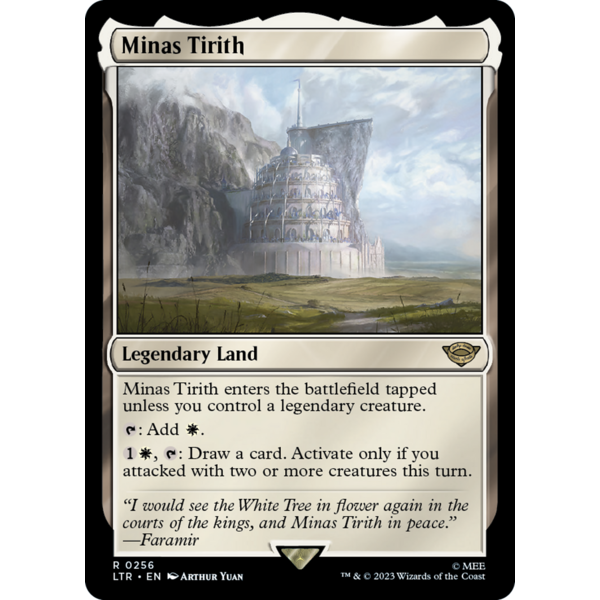 Magic: The Gathering Minas Tirith (256) Lightly Played