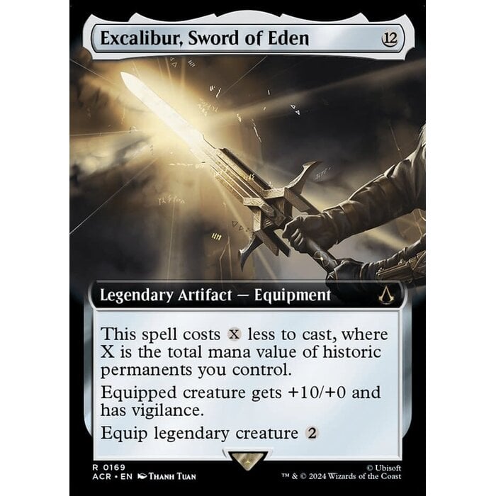 Magic: The Gathering Excalibur, Sword of Eden (Extended Art) (169) Lightly Played