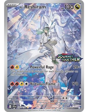 Pokemon N's Reshiram  (Journey Together Stamped) (167) Lightly Played
