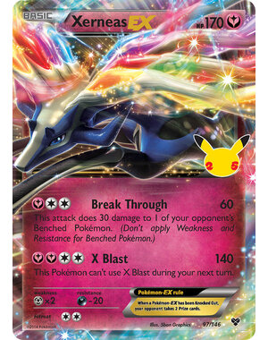Pokemon Xerneas EX  (097) Lightly Played Holofoil