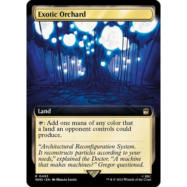 Magic: The Gathering Exotic Orchard (493) (Extended Art) Lightly Played Foil