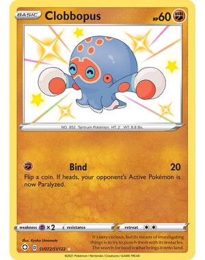 Pokemon Clobbopus (SV072) Lightly Played