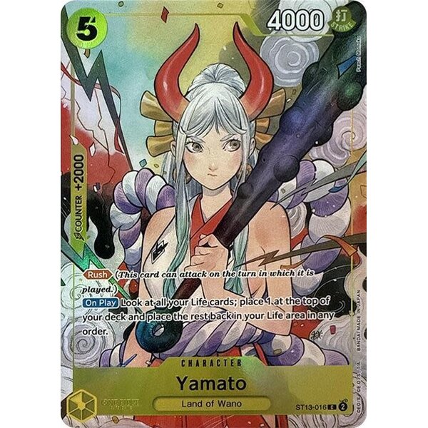 Bandai Yamato (Illustration Box Vol.1) (ST13-016) Lightly Played Foil