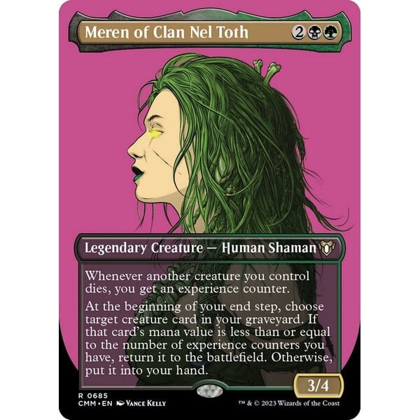 Magic: The Gathering Meren of Clan Nel Toth (Borderless) (685) Lightly Played Foil