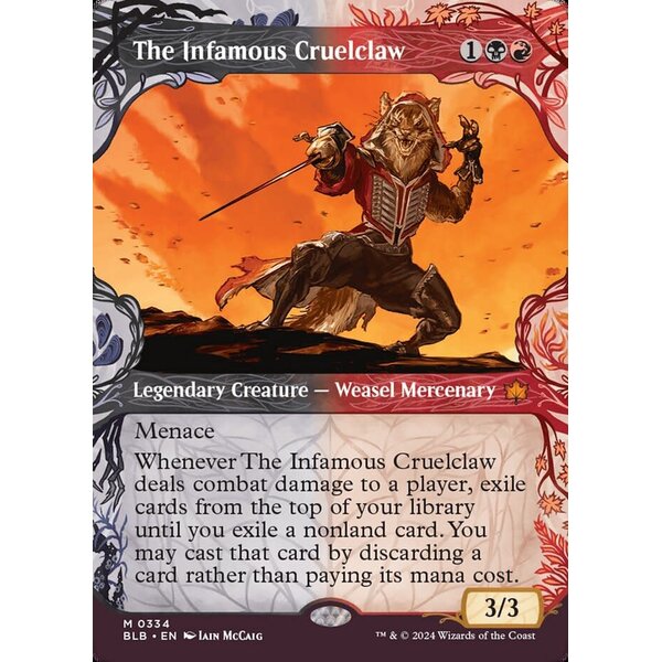 Magic: The Gathering The Infamous Cruelclaw (Showcase) (334) Lightly Played Foil