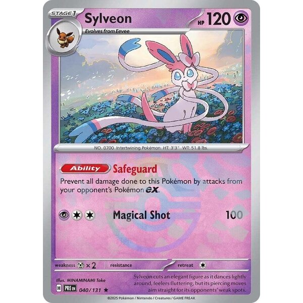 Pokemon Sylveon (Master Ball Pattern) (040) Near Mint Holofoil