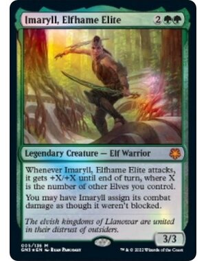 Magic: The Gathering Imaryll, Elfhame Elite (005) Lightly Played Foil