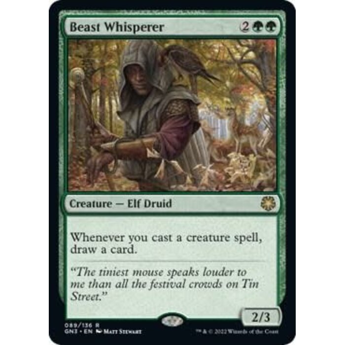 Magic: The Gathering Beast Whisperer (089) Lightly Played