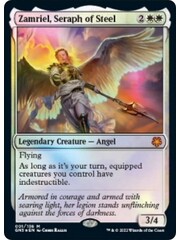 Magic: The Gathering Zamriel, Seraph of Steel (001) Lightly Played Foil