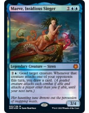 Magic: The Gathering Maeve, Insidious Singer (002) Lightly Played Foil