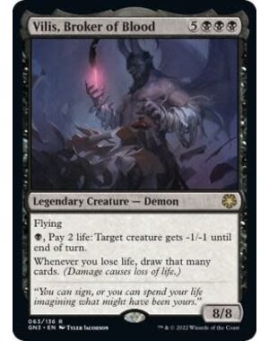 Magic: The Gathering Vilis, Broker of Blood (063) Lightly Played
