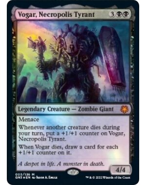 Magic: The Gathering Vogar, Necropolis Tyrant (003) Lightly Played Foil