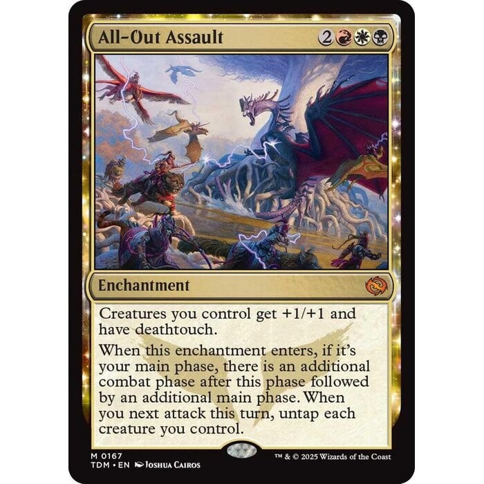 Magic: The Gathering All-Out Assault (167) Lightly Played Foil
