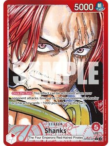 Bandai Shanks (OP09-001) (Parallel) Near Mint