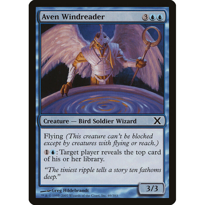 Magic: The Gathering Aven Windreader (069) Lightly Played