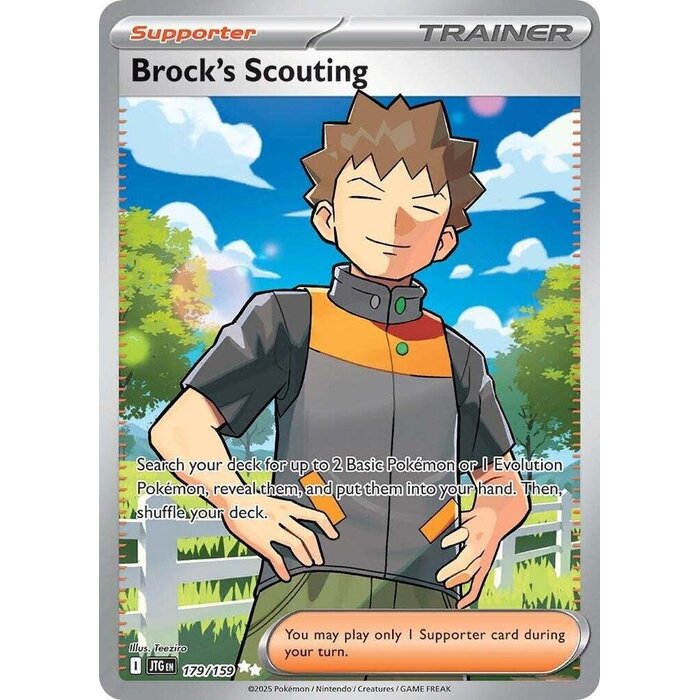 Pokemon Brock's Scouting (179) Lightly Played Holofoil
