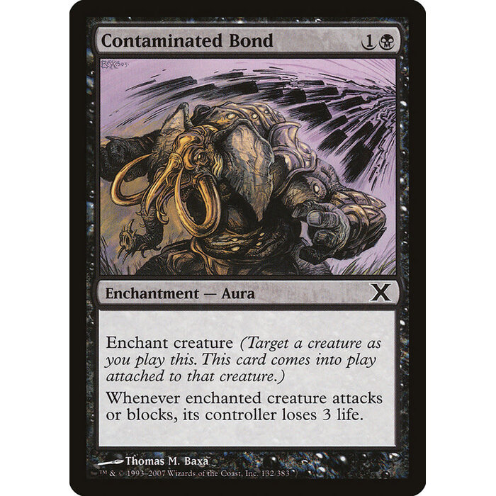 Magic: The Gathering Contaminated Bond (132) Lightly Played