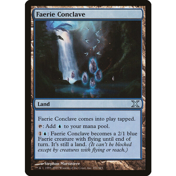 Magic: The Gathering Faerie Conclave (351) Moderately Played