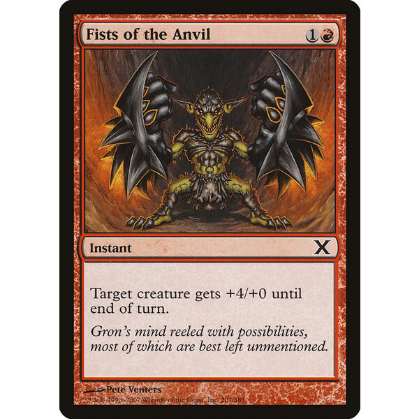 Magic: The Gathering Fists of the Anvil (201) Lightly Played