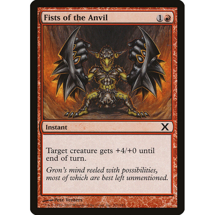 Magic: The Gathering Fists of the Anvil (201) Lightly Played