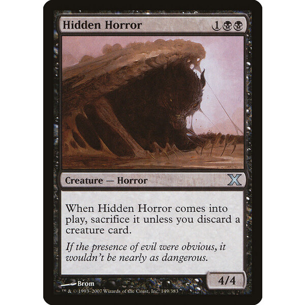 Hidden Horror (149) Moderately Played