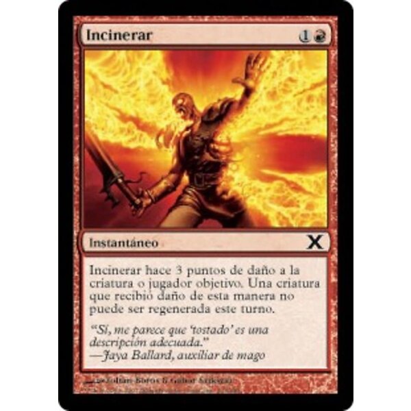 Magic: The Gathering Incinerate (213) Moderately Played