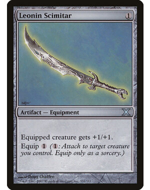 Magic: The Gathering Leonin Scimitar (331) Lightly Played